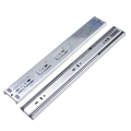 Cold Iron Steel Clear Zinc Surface 10 Inch 250MM Length Drawer Slides With 3 Fold Extension